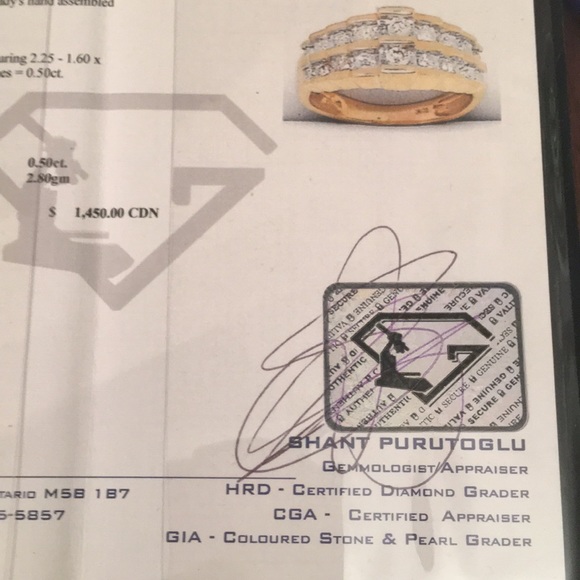 10kt Gold Diamond engagement anniversary .5 TCW - Picture 13 of 14